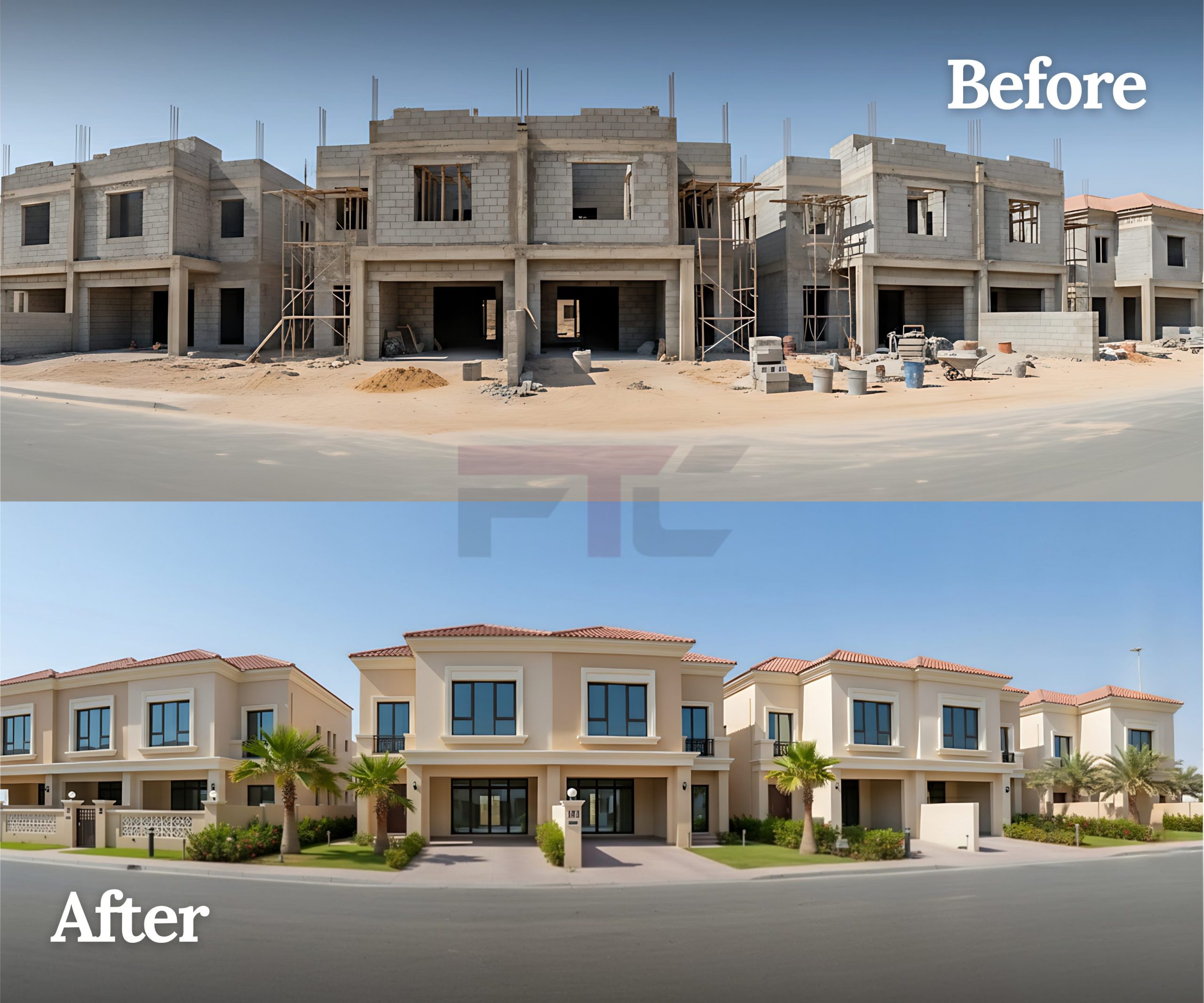 luxury villa construction in Dubai